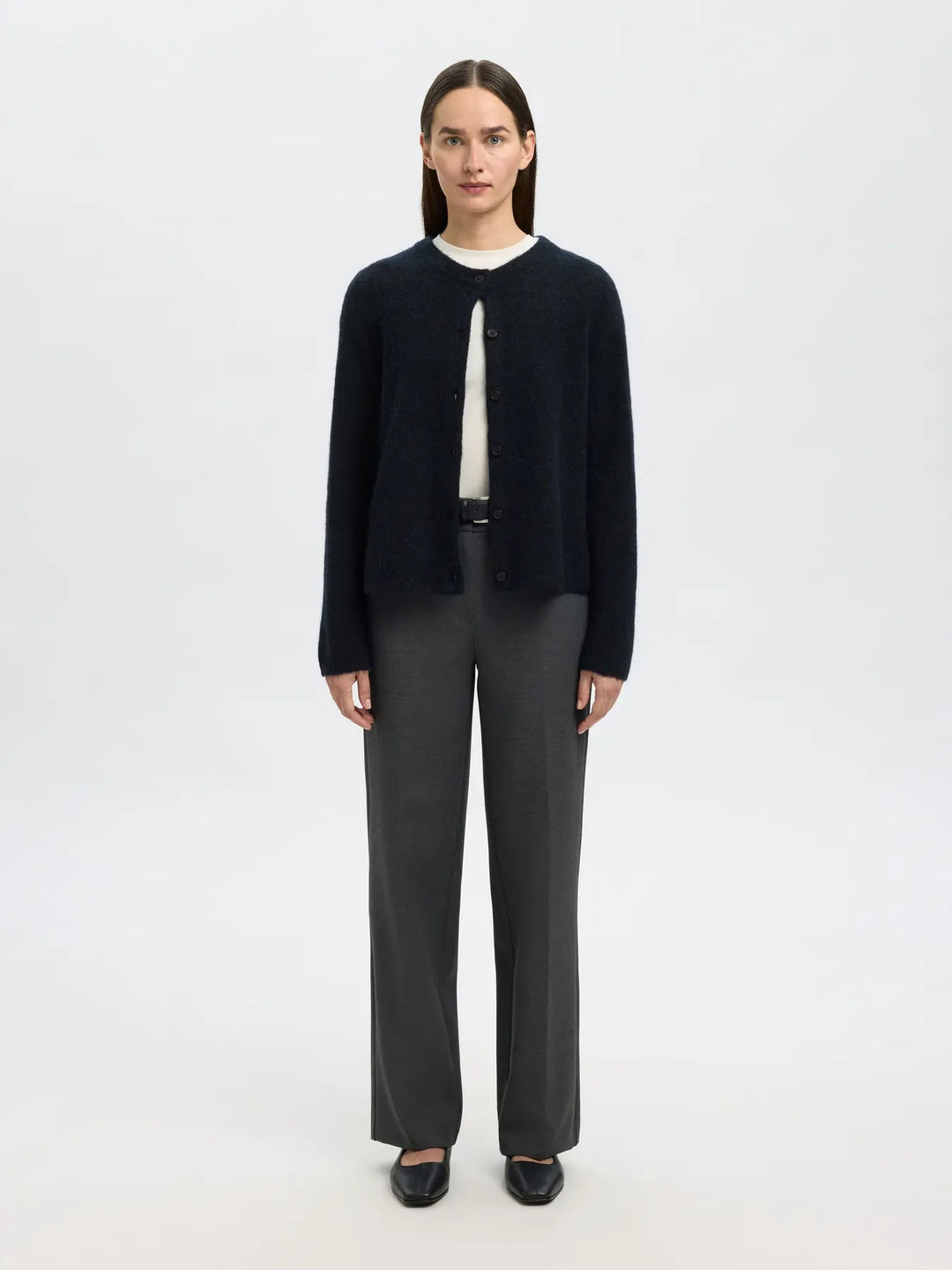 lulu new knit cardigan dark sapphire