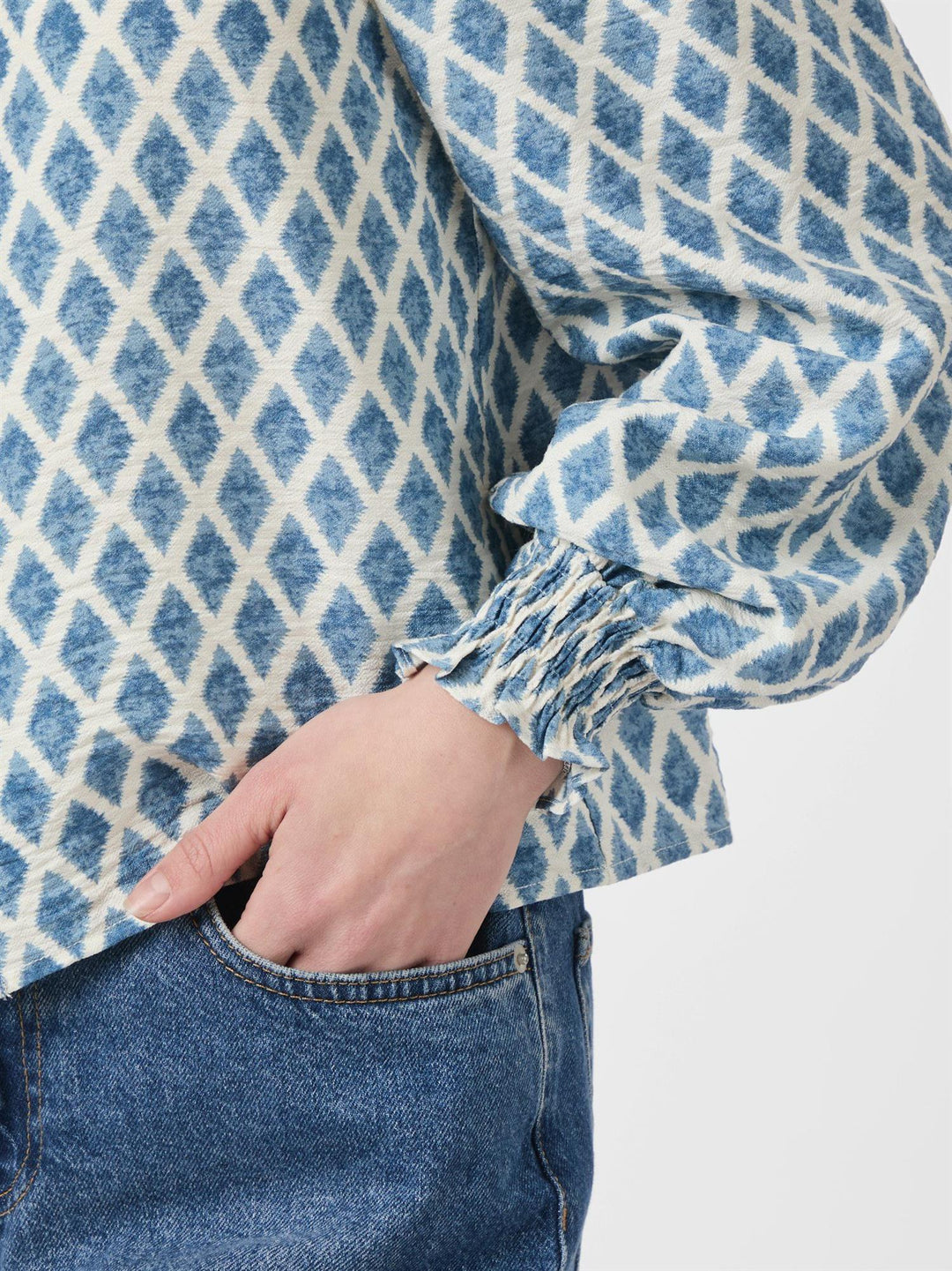 Delsie Print Blouse