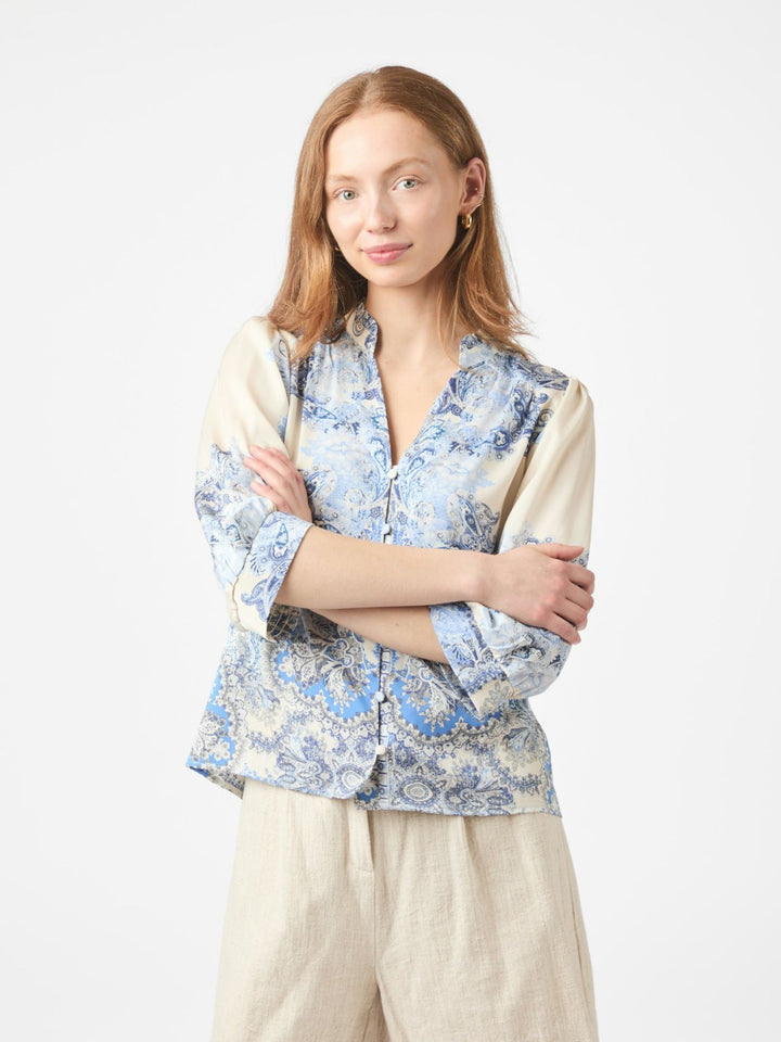 Roselle Artist Paisley Blouse