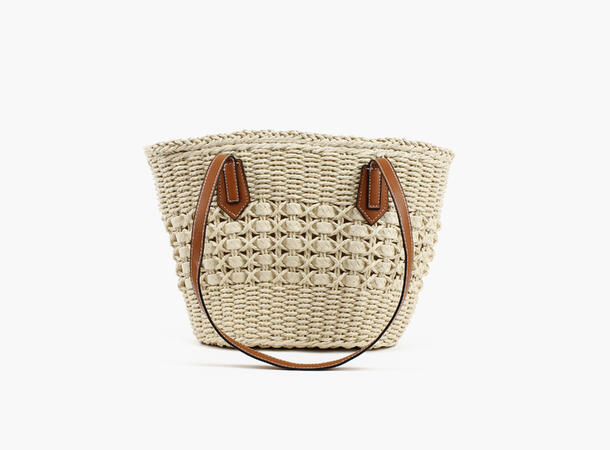 Straw bag medium