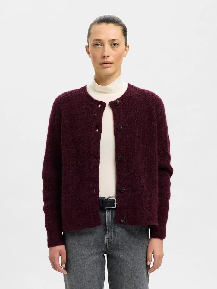 LULU KNIT SHORT CARDIGAN