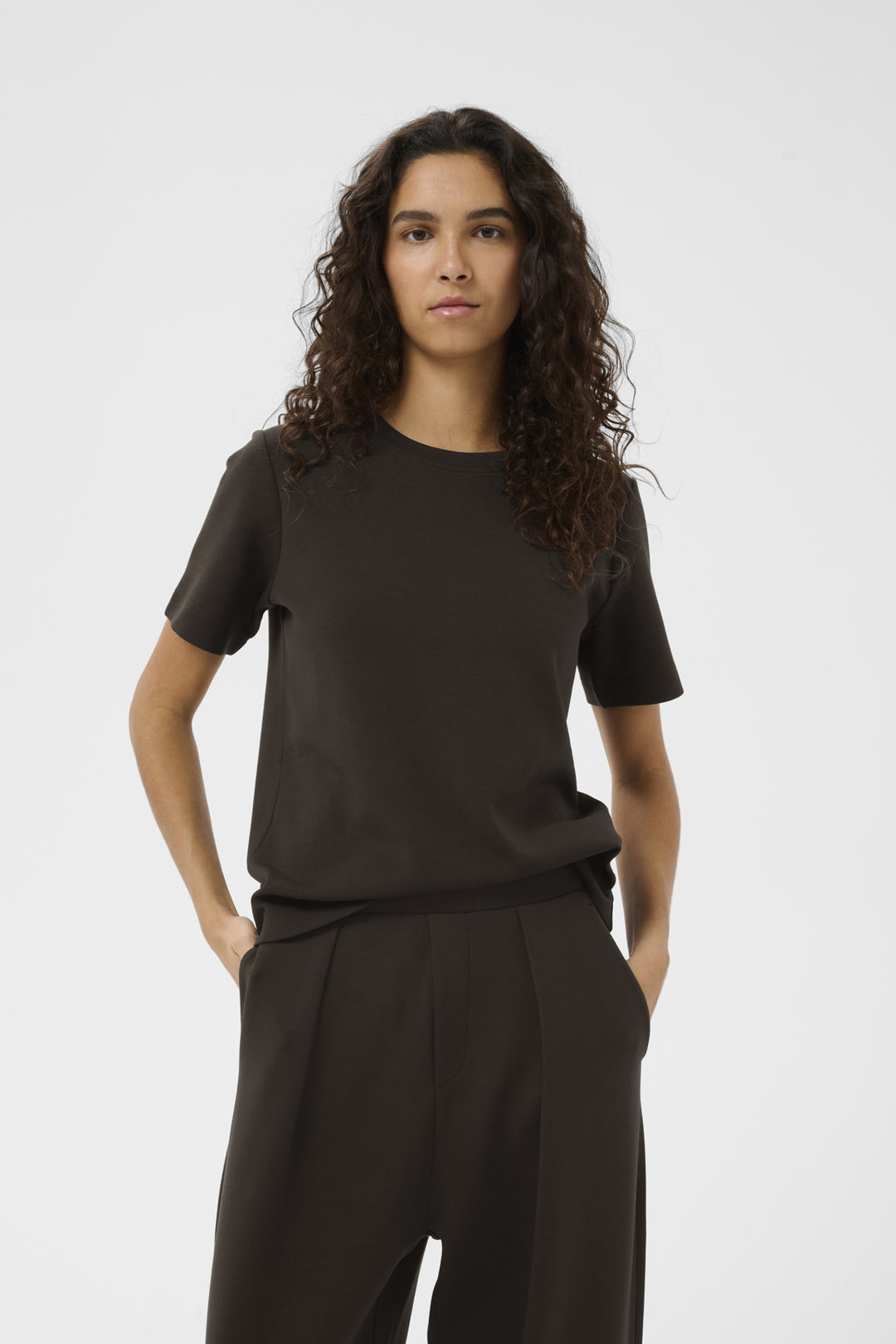vincent karmen tshirt chocolate brown
