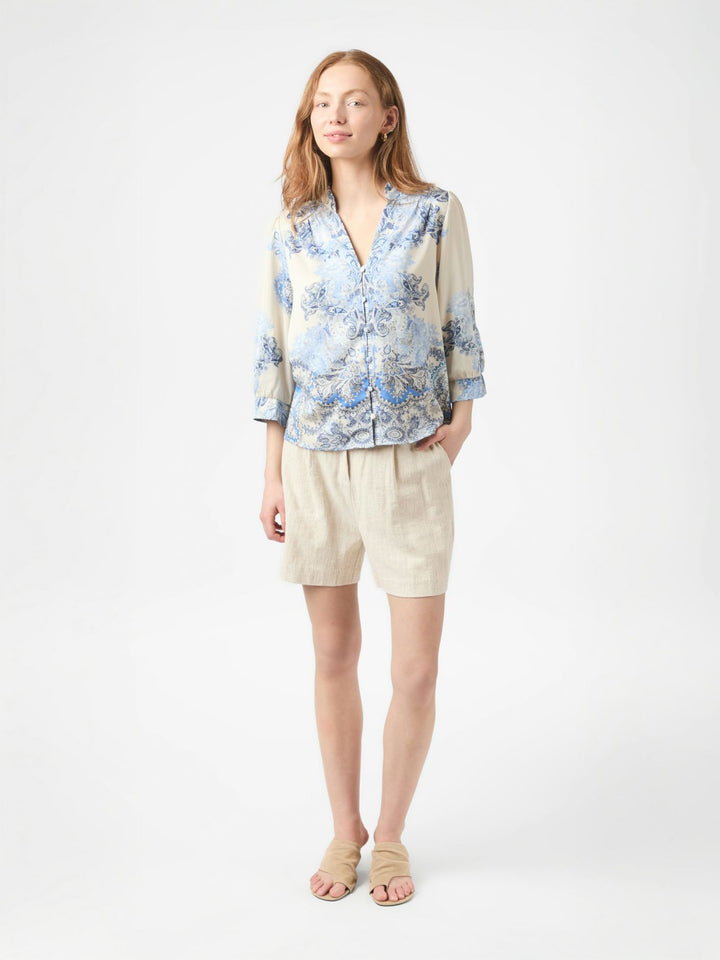 Roselle Artist Paisley Blouse