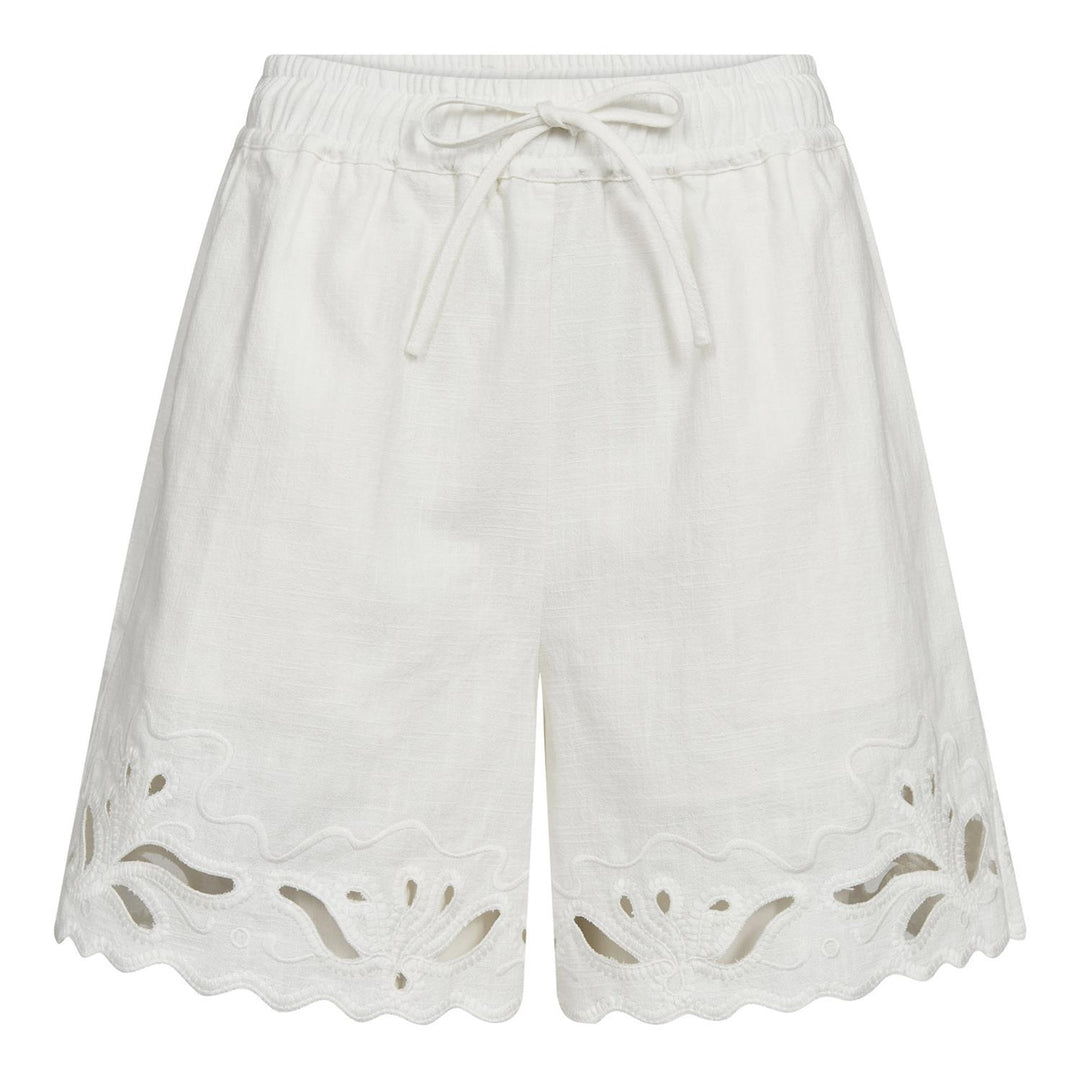 Lila Linen Emb Shorts