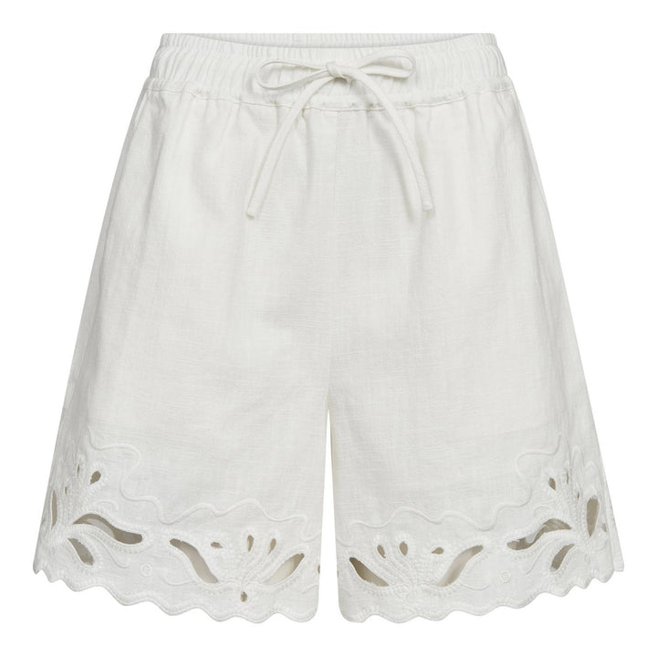 Lila Linen Emb Shorts