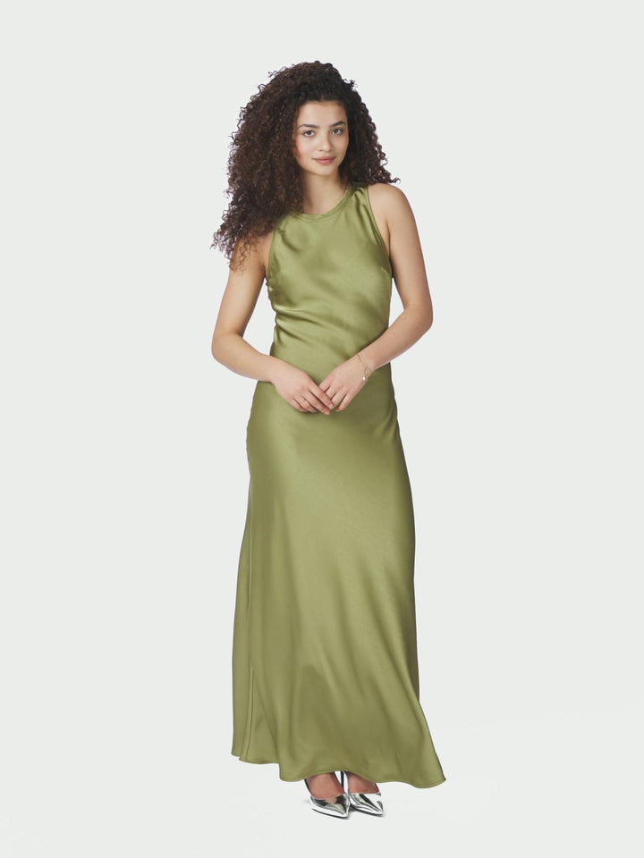 Celinie Heavy Sateen Dress
