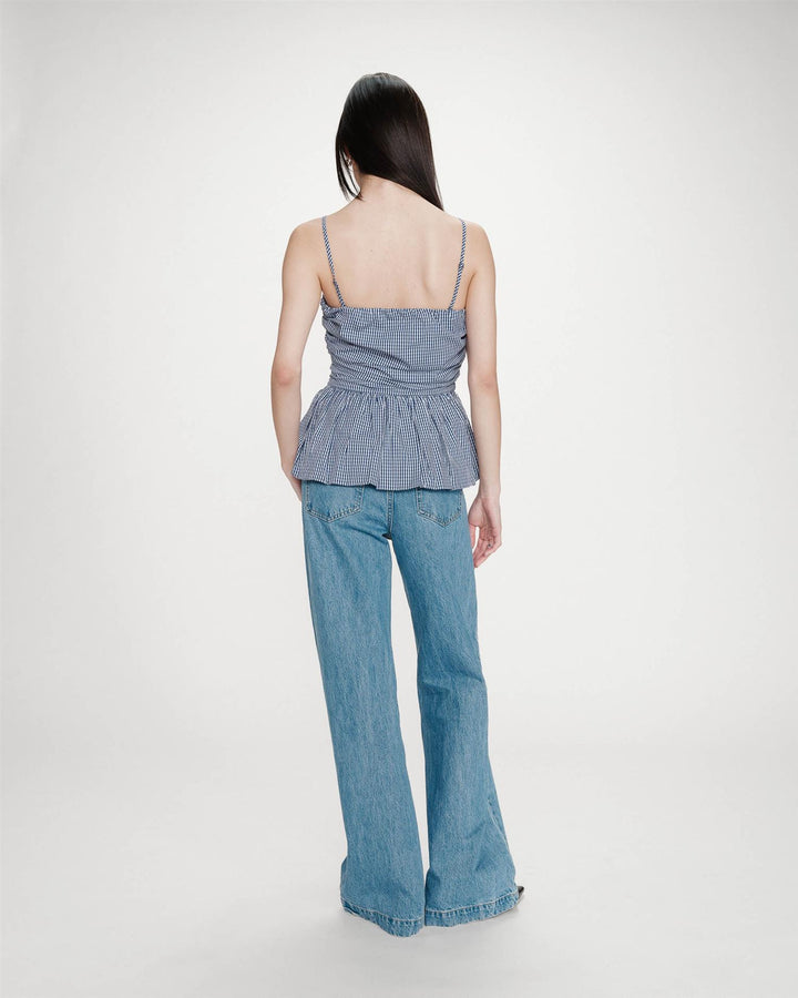 Valo Fitted peplum top