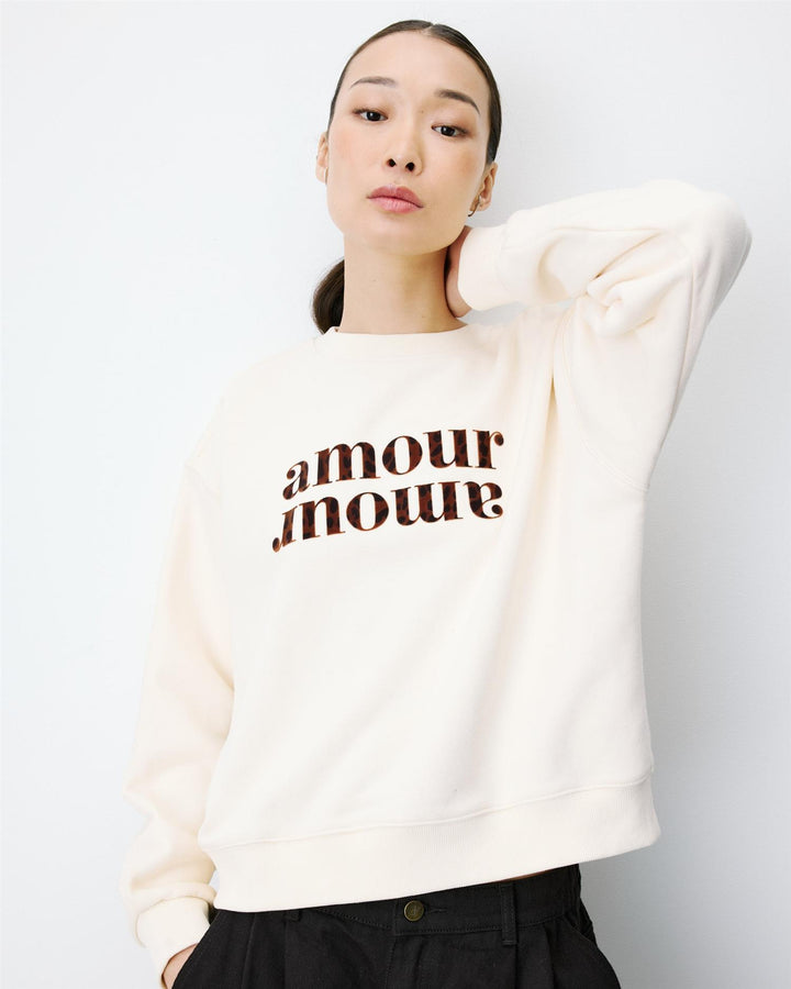 Amery relaxed slogan sweatshirt