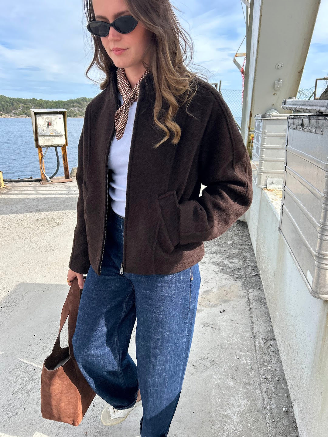 jacqueline wool blend jacket delicioso