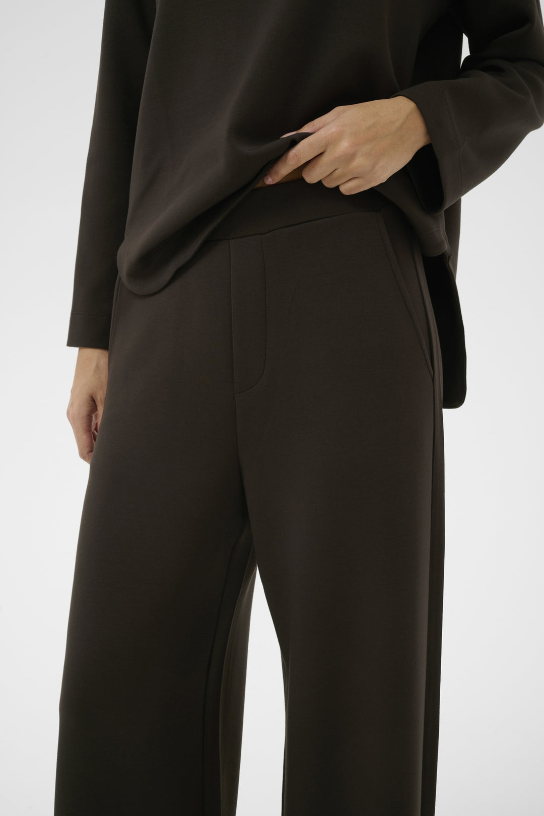 gincette pant chocolate brown