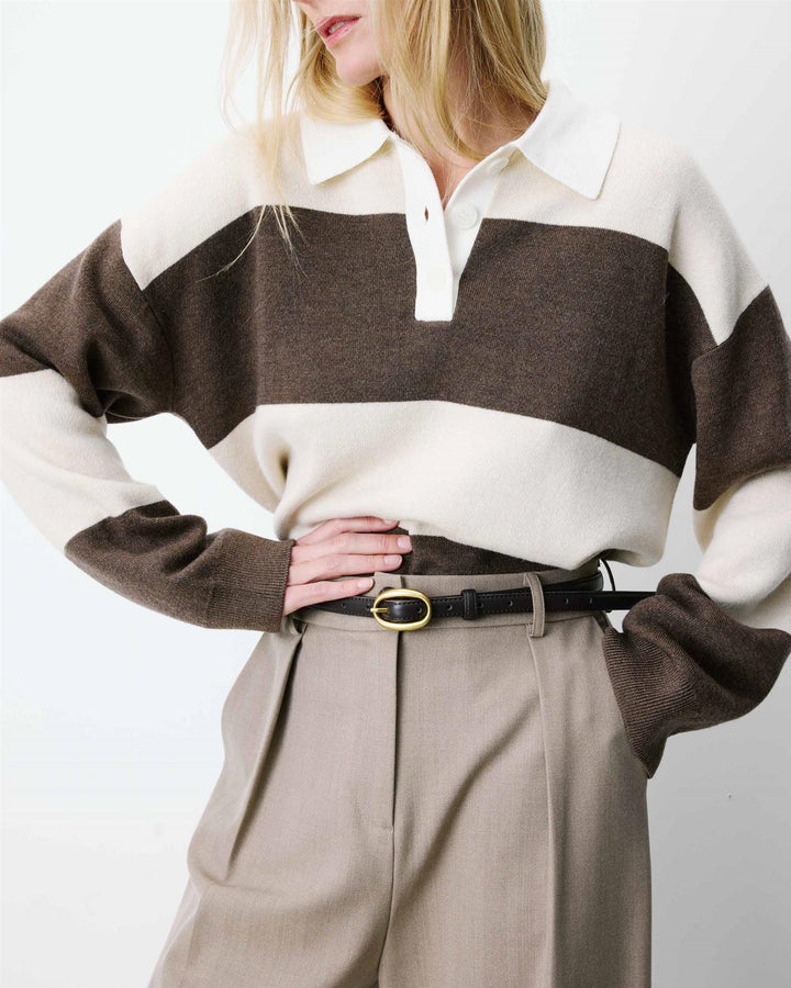 Abel faux leather belt