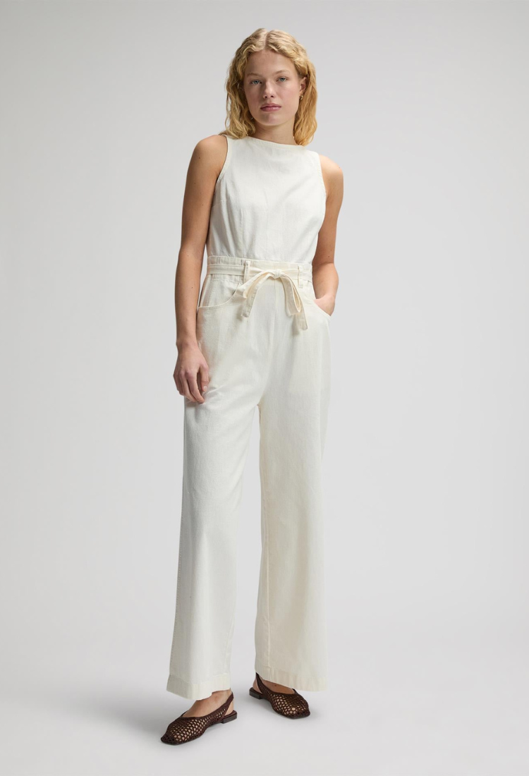 Loose Boatneck Jumpsuit