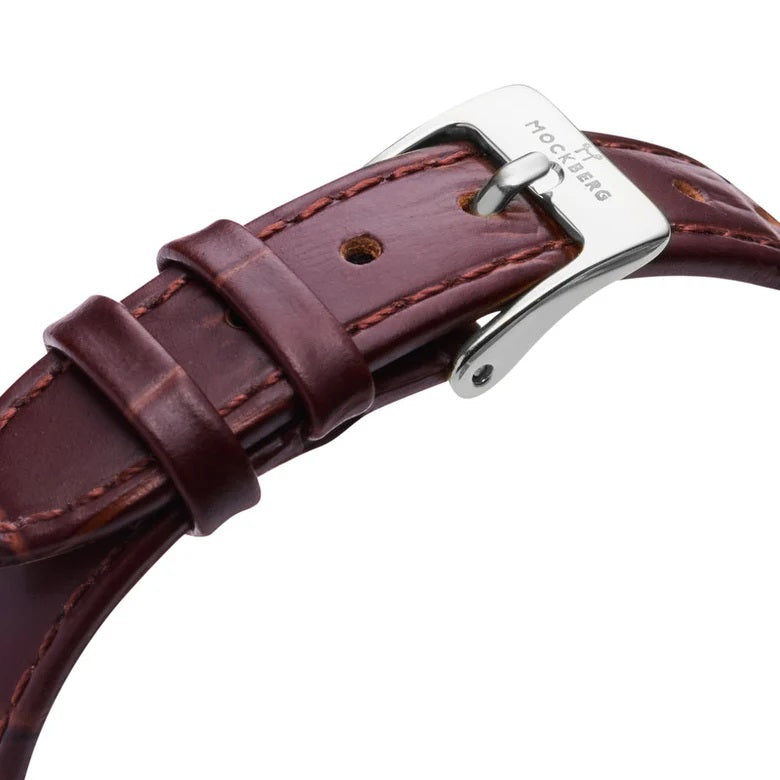 Timeless Brown Leather 19x28 mm