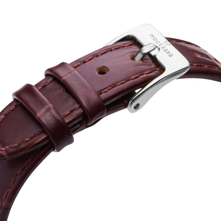 Timeless Brown Leather 19x28 mm