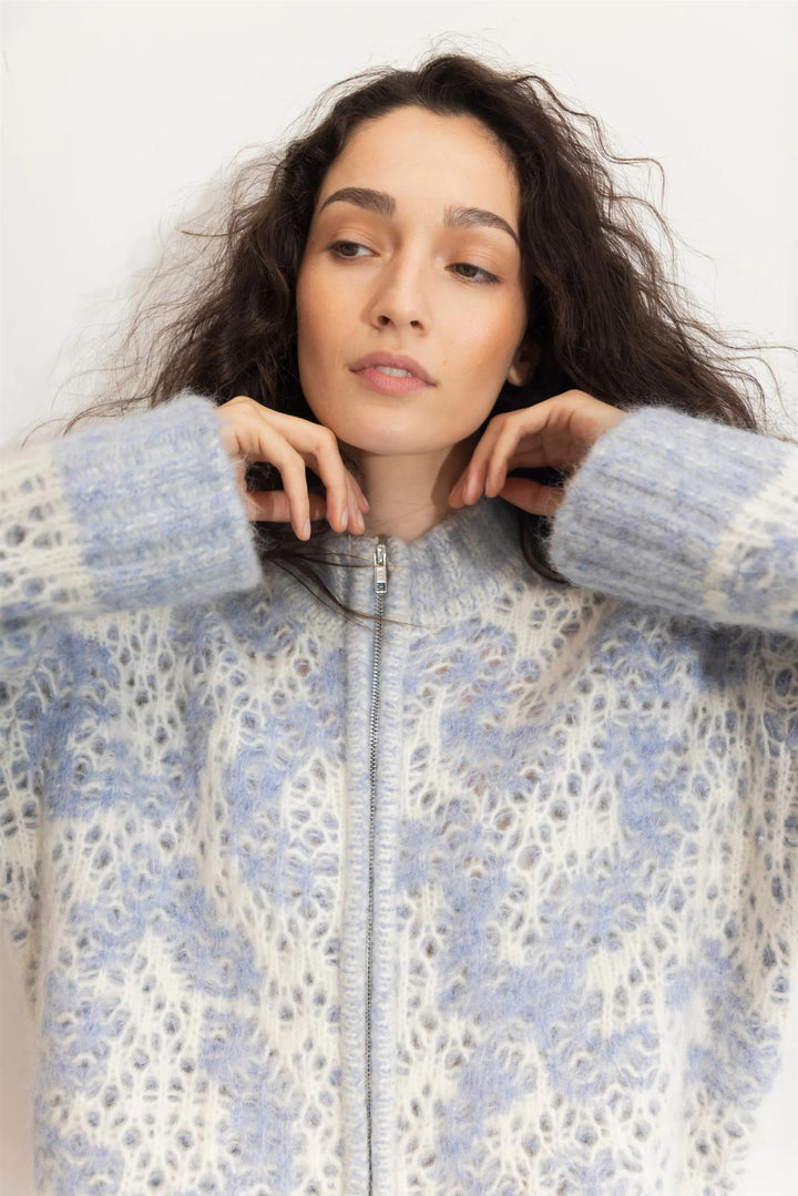 briana zip knit light blue