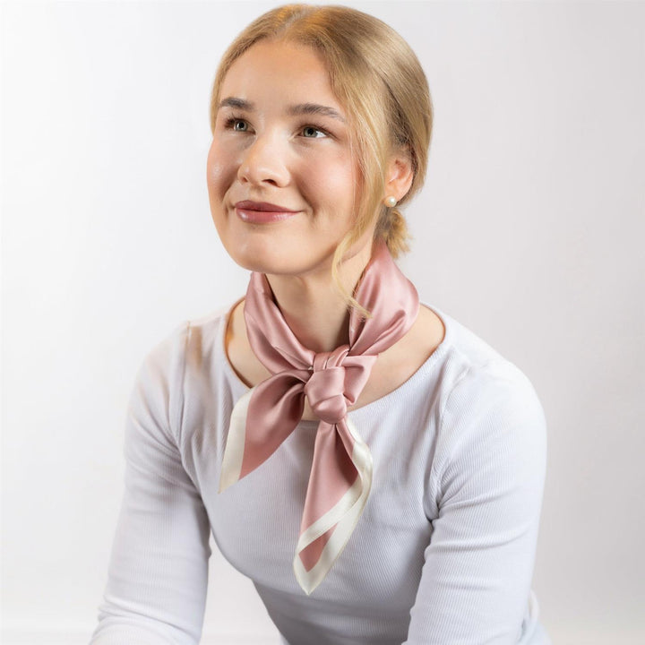 Silkeskjerf Paris Dusty Pink