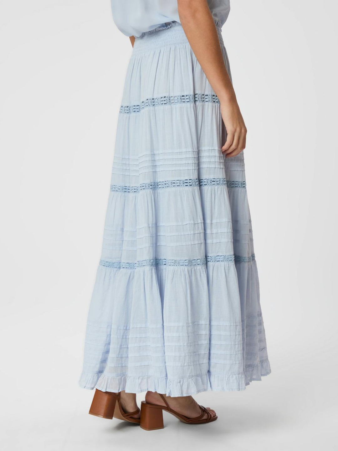 Felicia voile skirt light blue