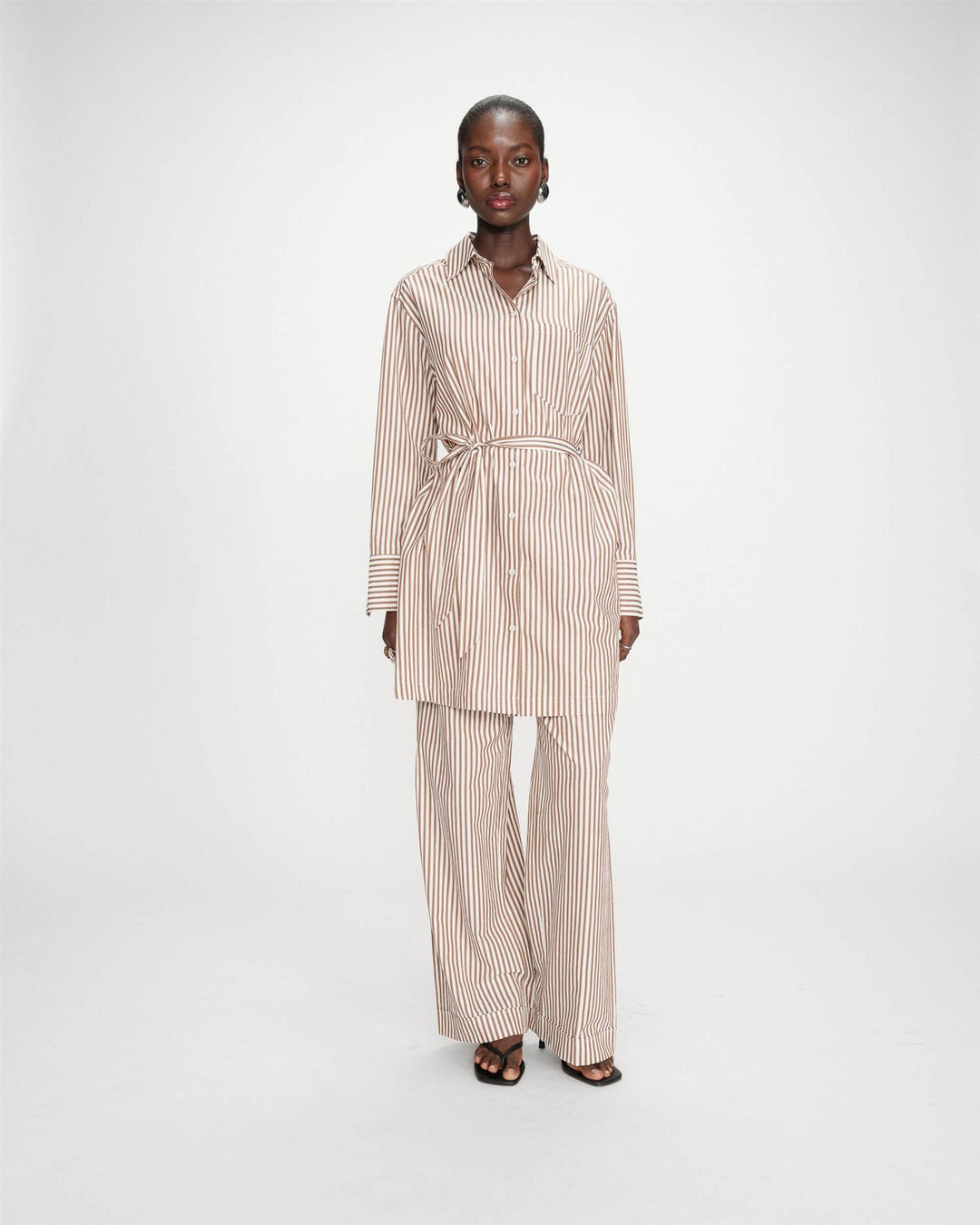 Volute pant wide leg stripe