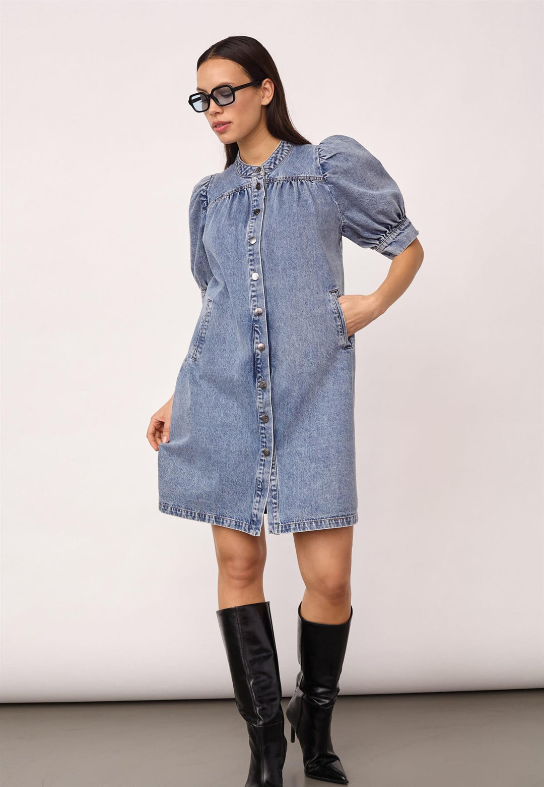Denice denim dress