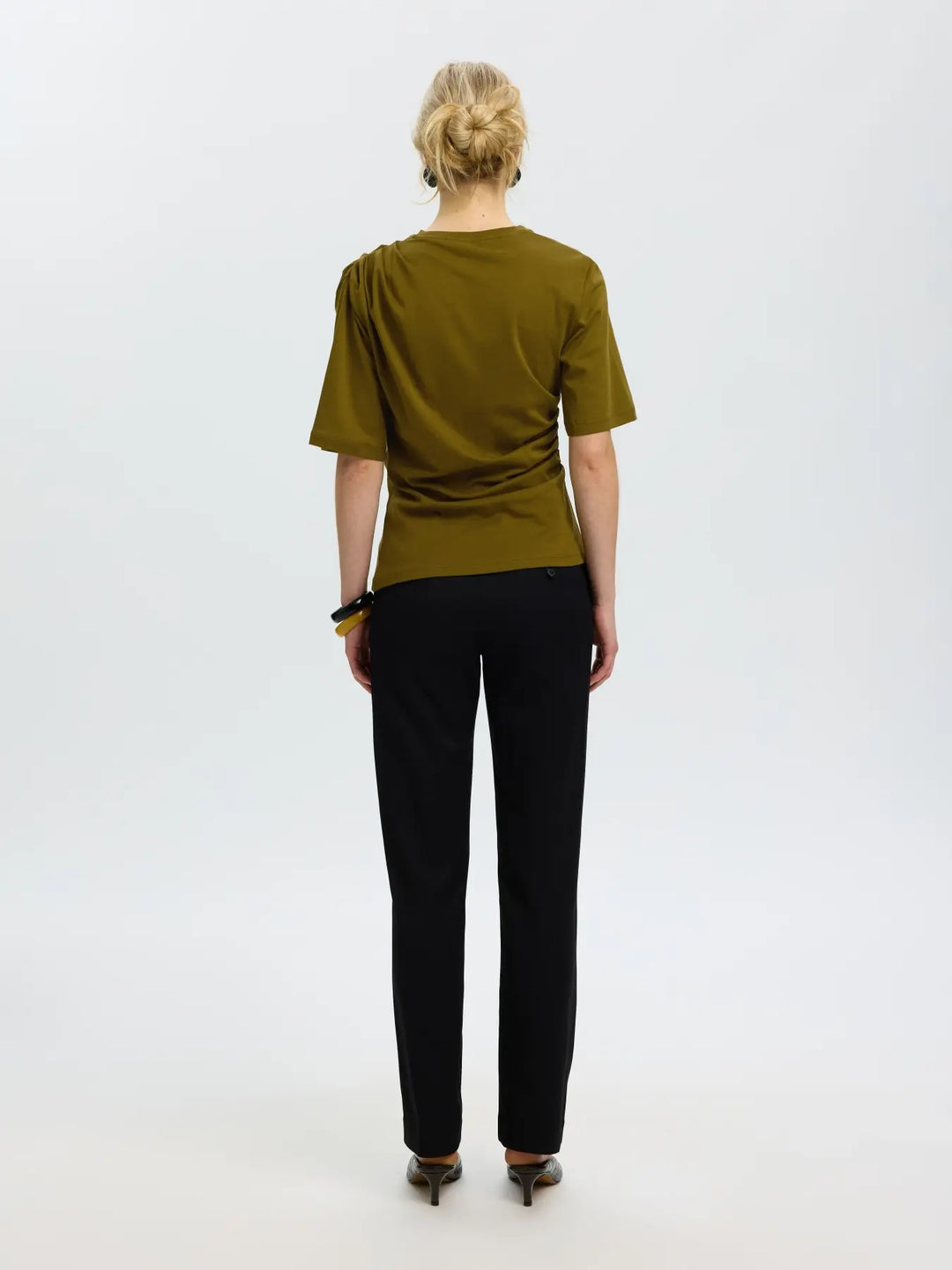 Woline light twist tee green