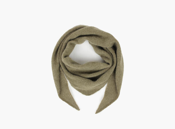 Gabriella wool mohair triangle flaske grønn