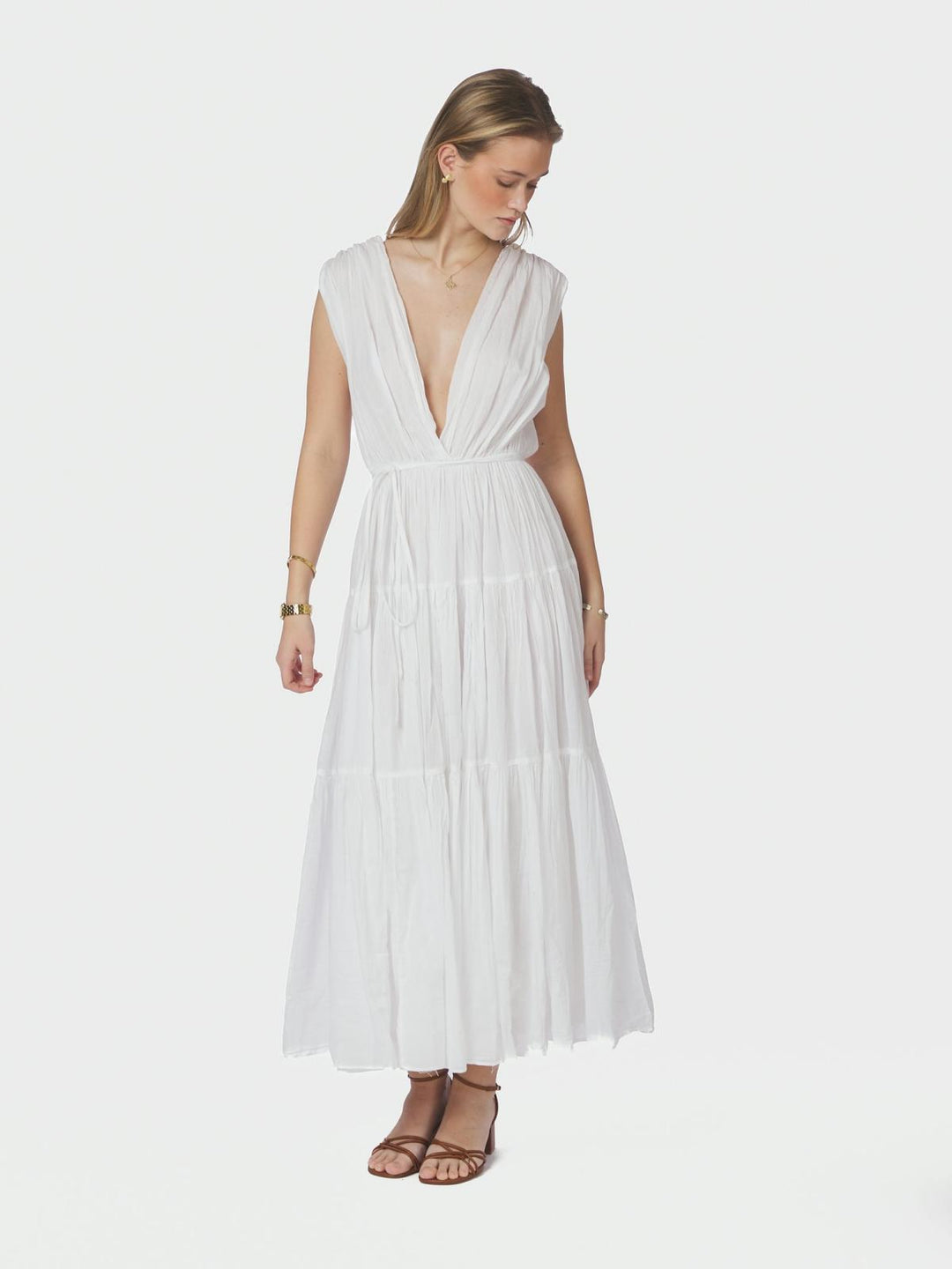 Misha s voile dress white