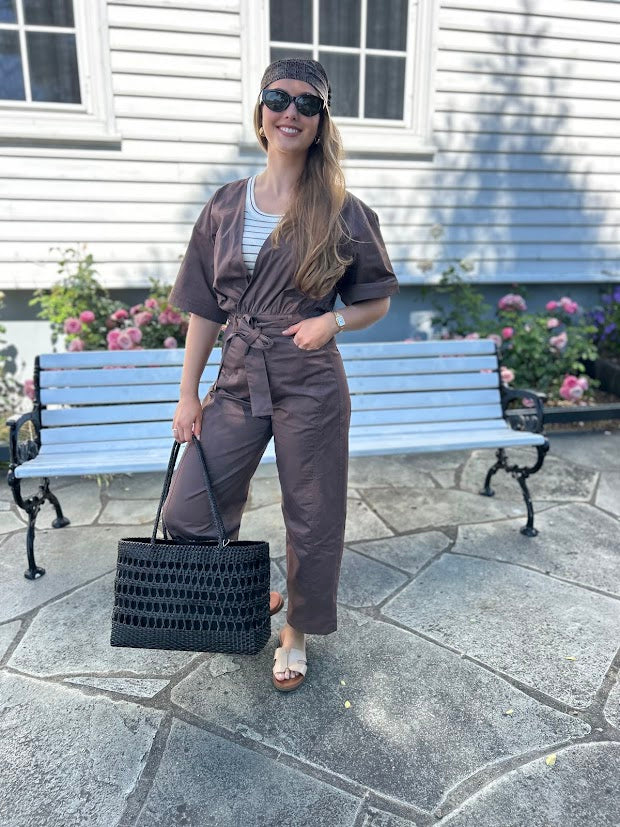 Gabby Jumpsuit Coffee