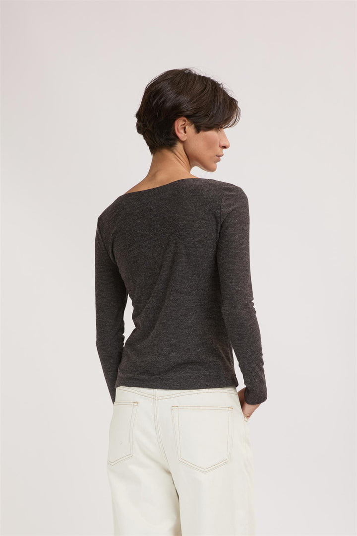 maglia pullover grigio scuro