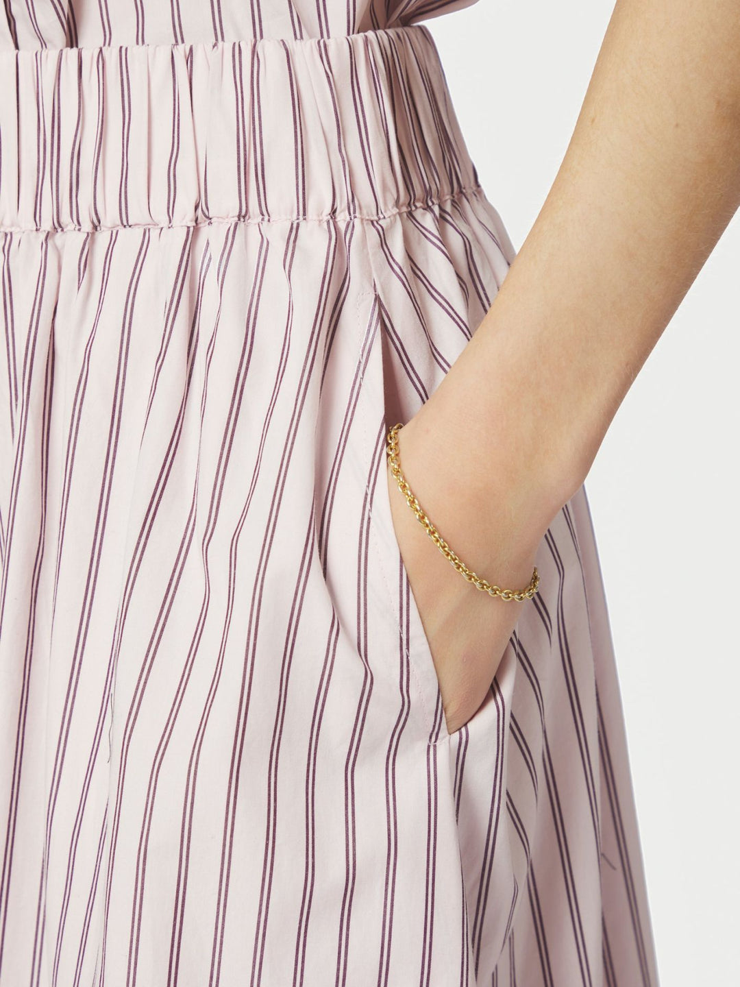 Yara Long Double stripe Skirt
