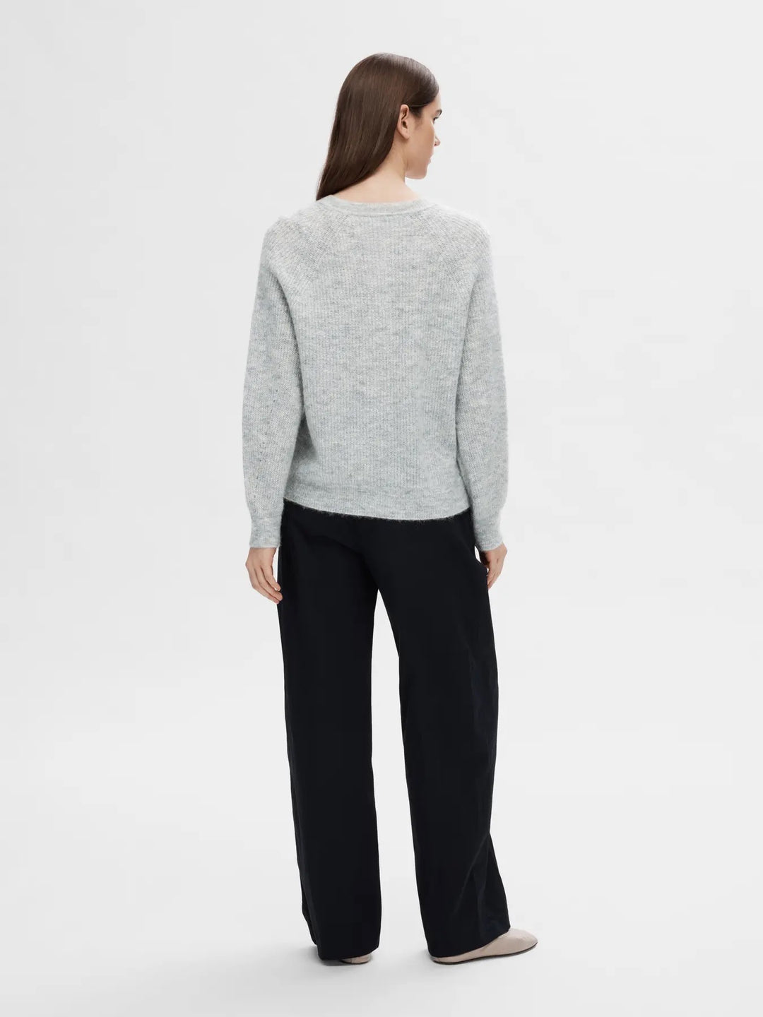 SLFLULU LS KNIT SHORT CARDIGAN
