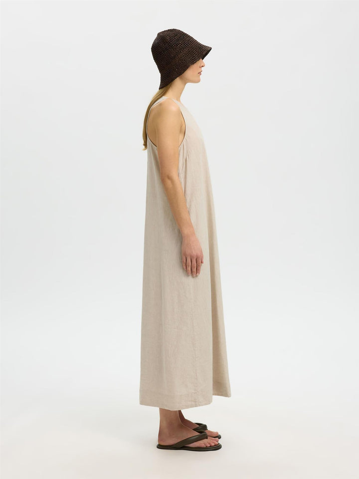 Luisa Relaxed Linen Blend Dress