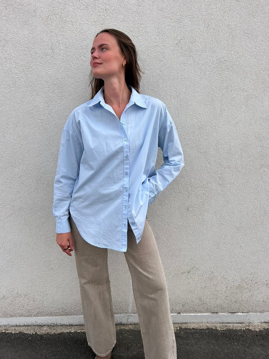 the boxy shirt cashmere blue