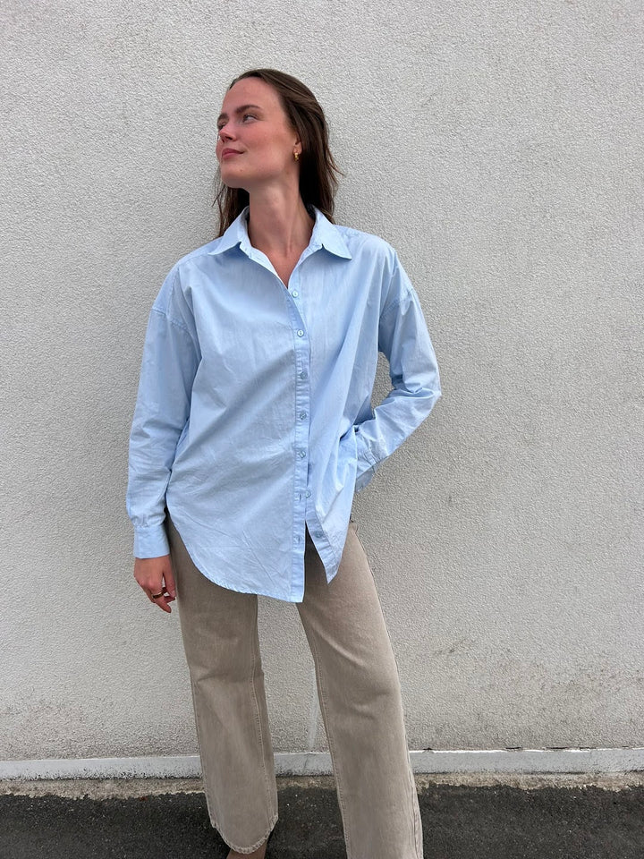 the boxy shirt cashmere blue