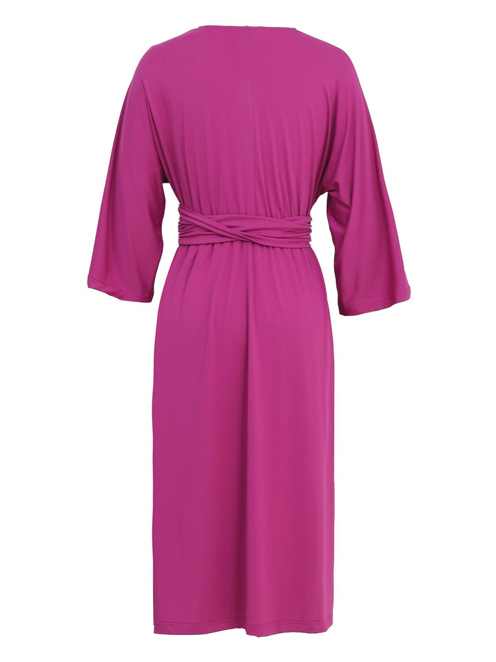 Dress, deep fuchsia