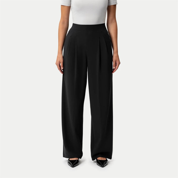 Asana double pleat black