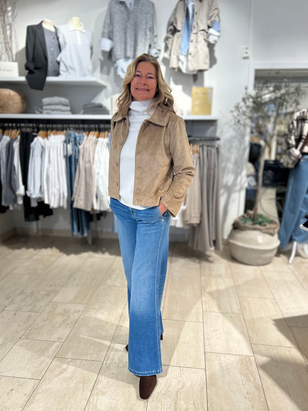 Nilo Faux Suede Jacket