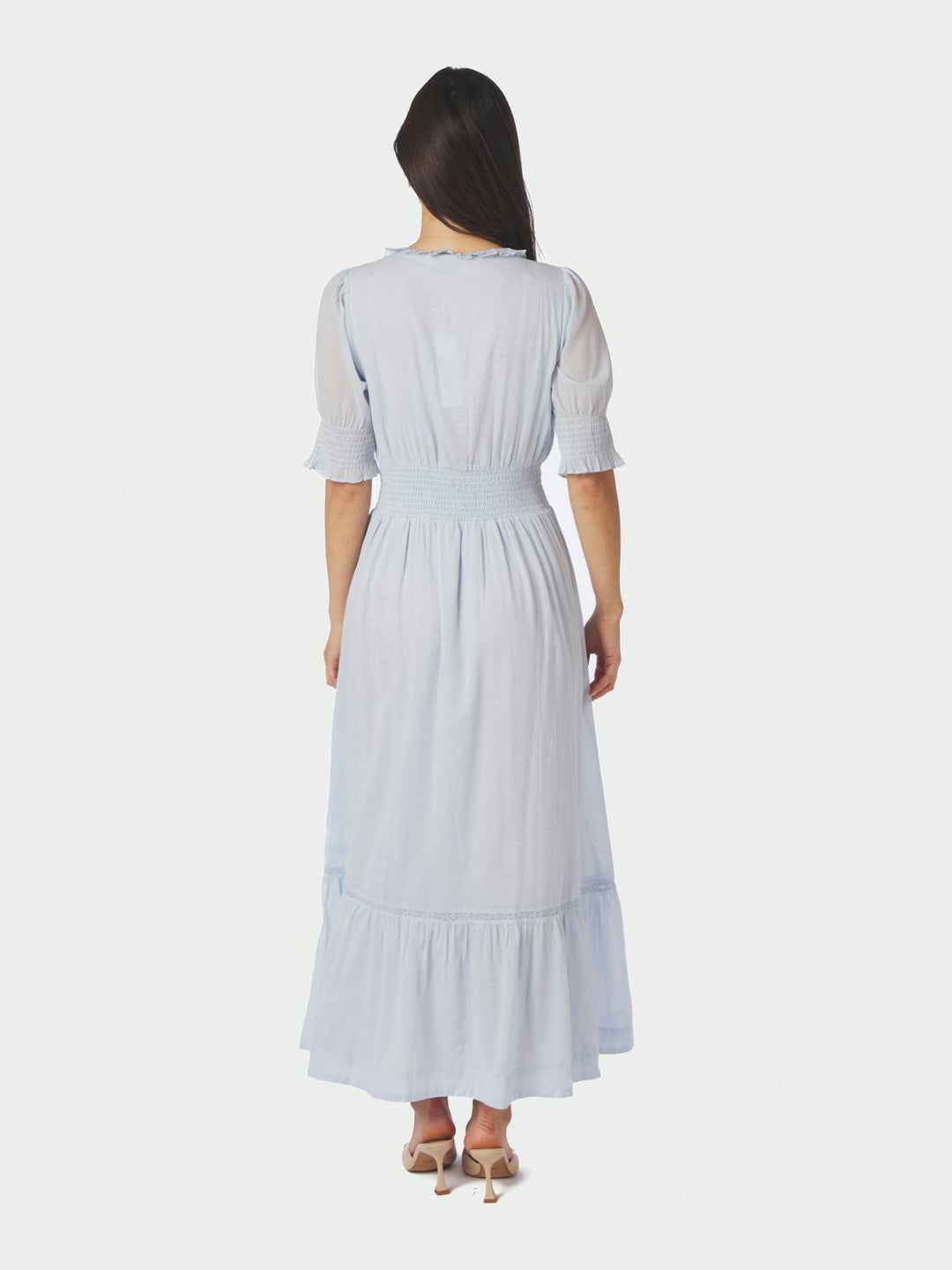 Alvins S voile dress light blue