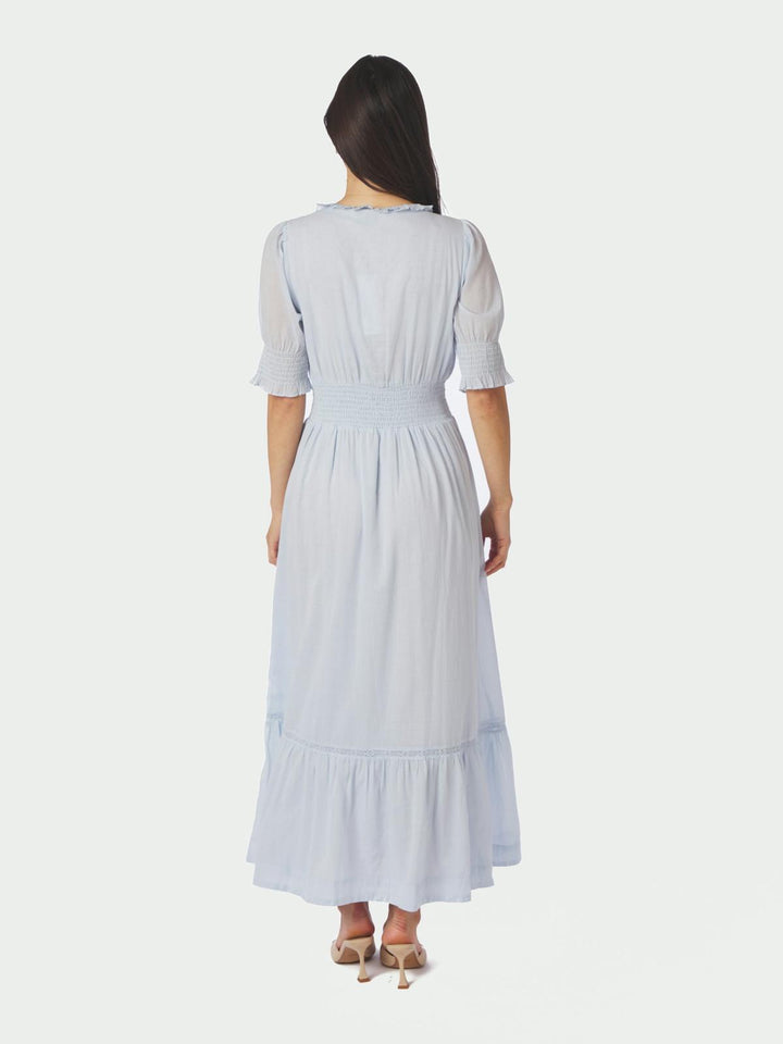 Alvins S voile dress light blue