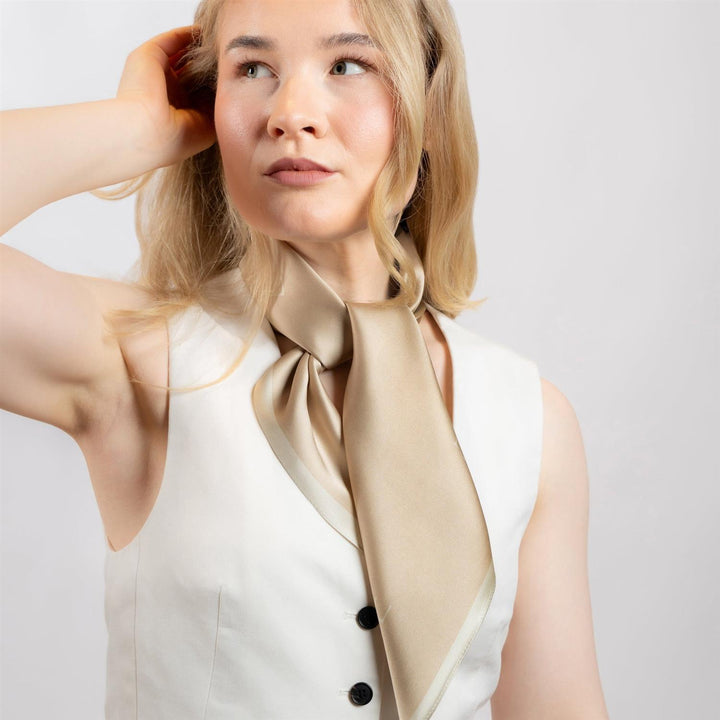 Silkeskjerf Paris Champagne