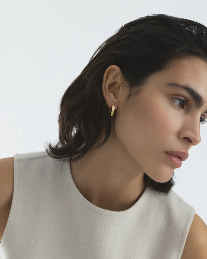 Wavy Bolded Mini Gullfarget Hoops