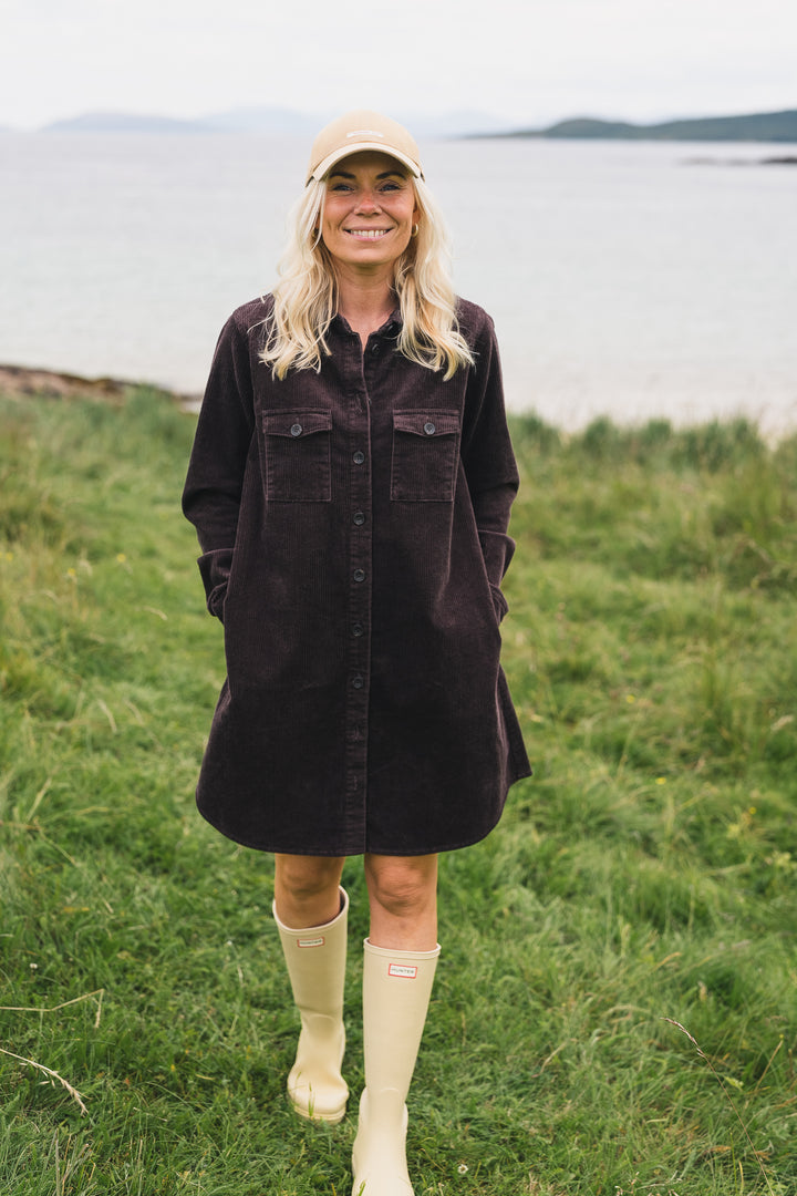 Ella short shirt dress choko