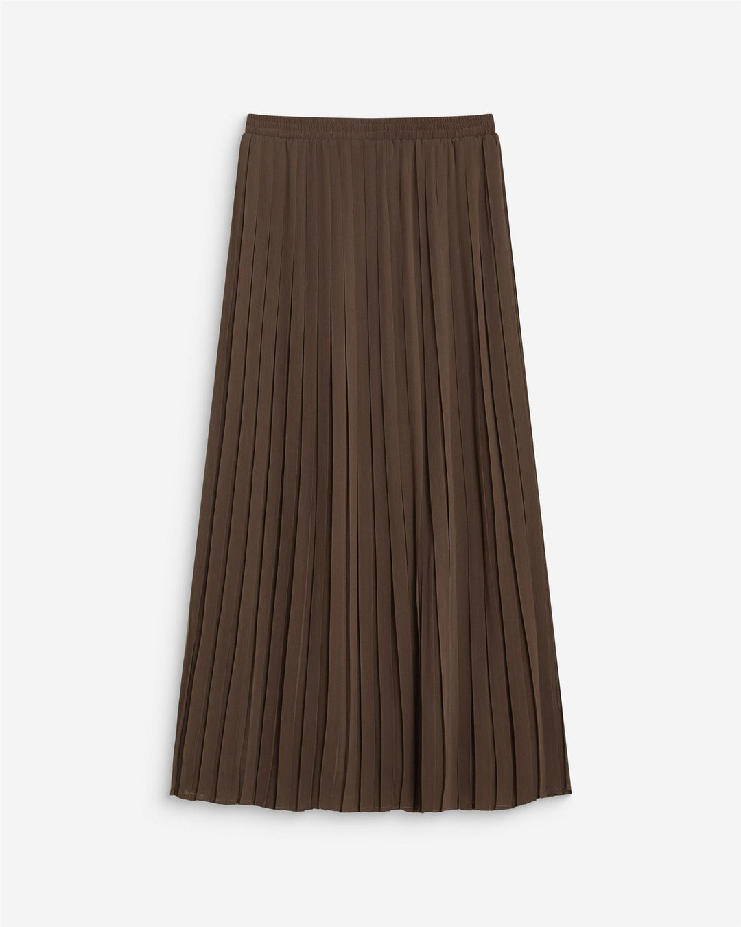Anissa pleated maxi skirt kaki