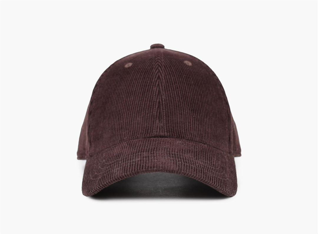 Signatur caps cordfløyel brun