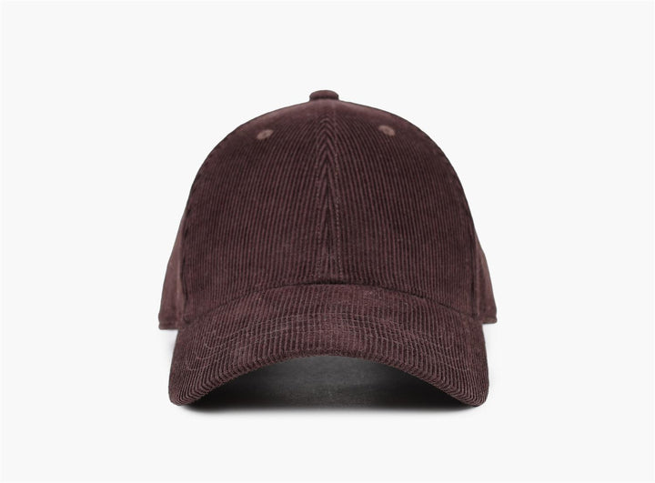 Signatur caps cordfløyel brun