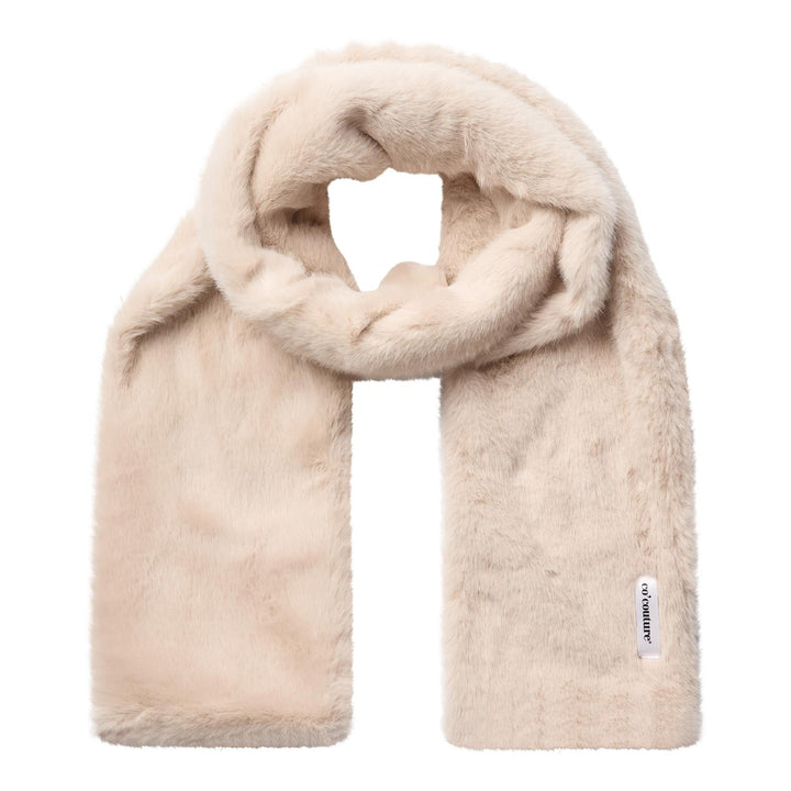 penza fur scarf bone