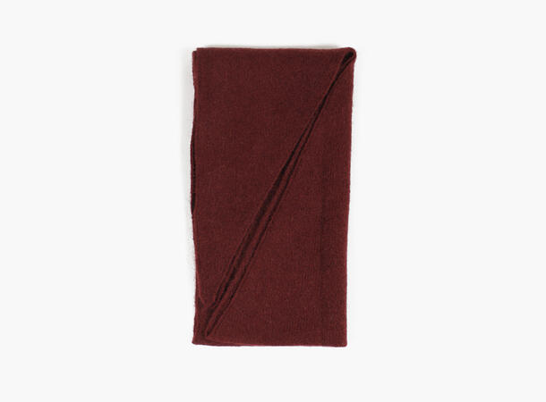 Gabriella wool mohair triangle burgundy