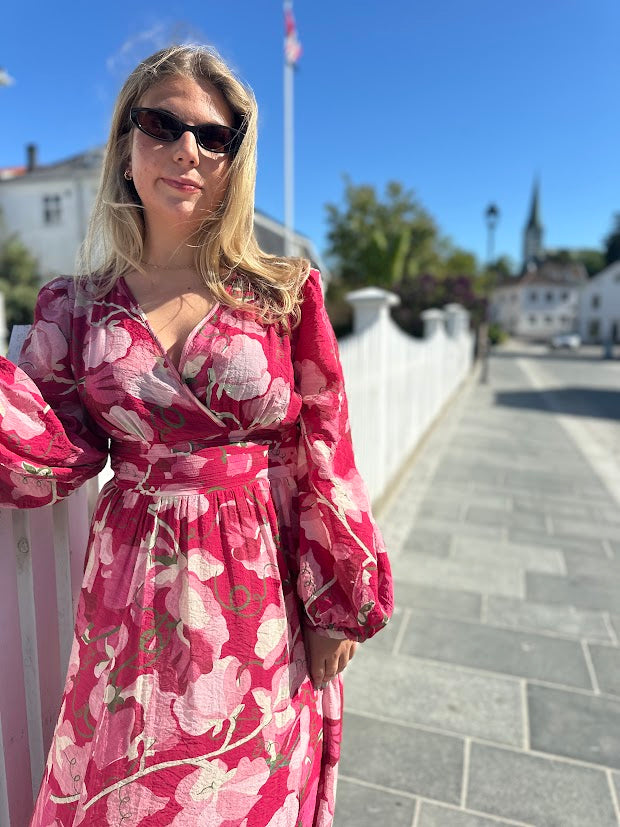 Viscose V- Neck Dress