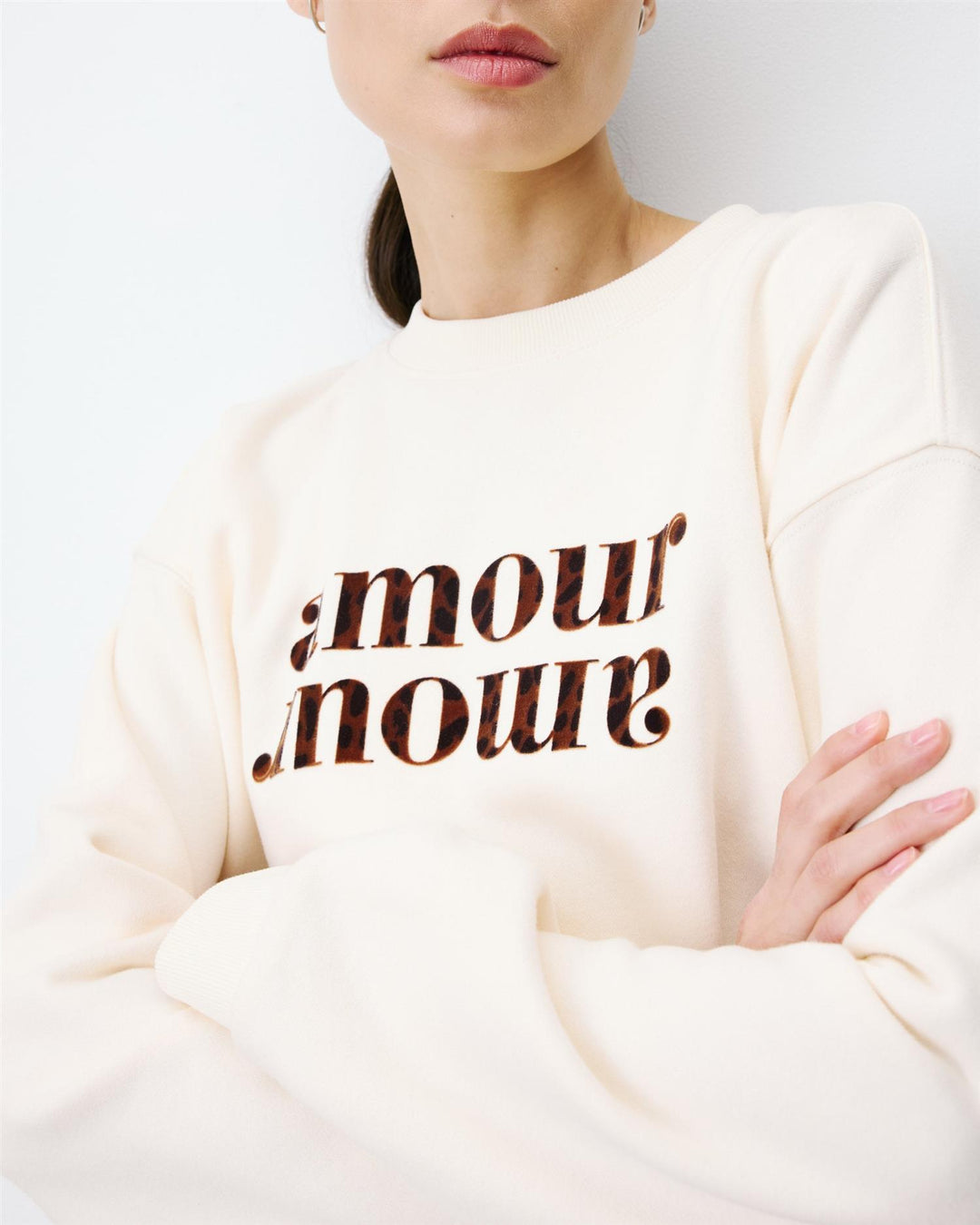 Amery relaxed slogan sweatshirt