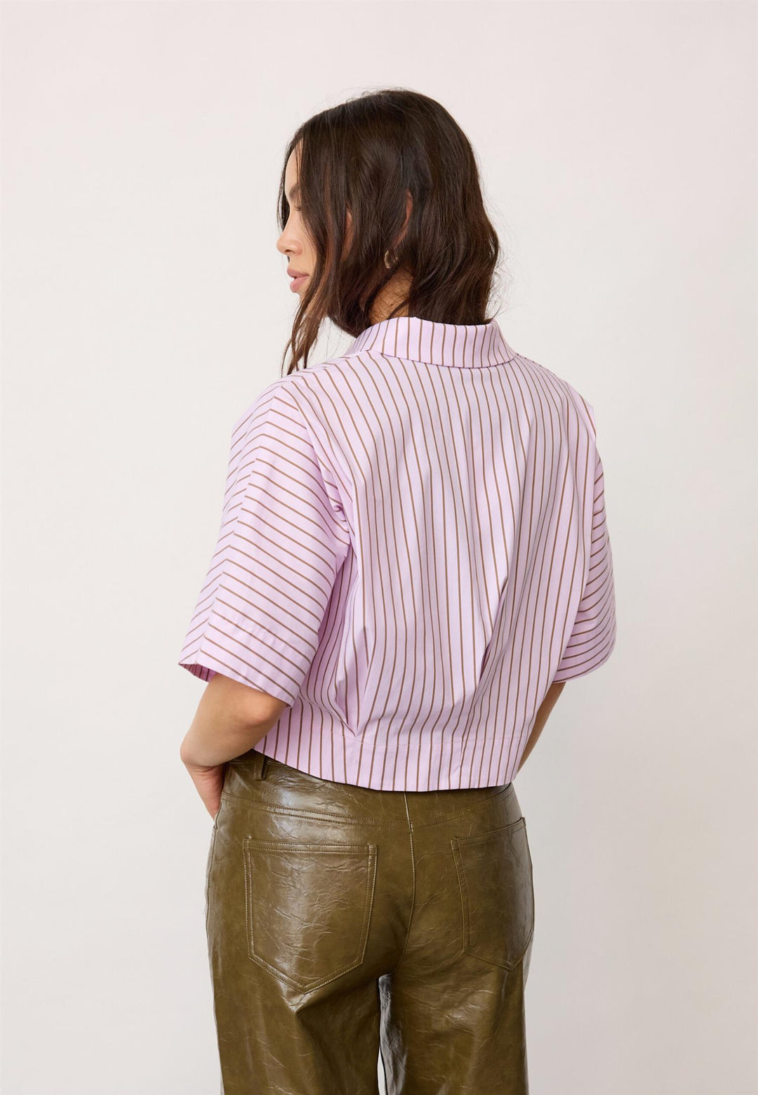 Sigrid stripe shirt rosebloom