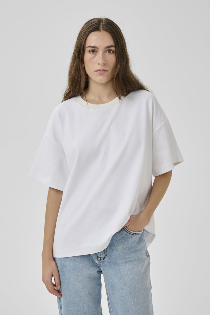 Apir boxy tee snow white